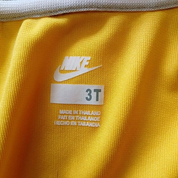 2-piece Nike Athletic Navy Blue,Yellow,  White Track Outfit Toddler 3T  Zip-Up - Picture 12 of 16